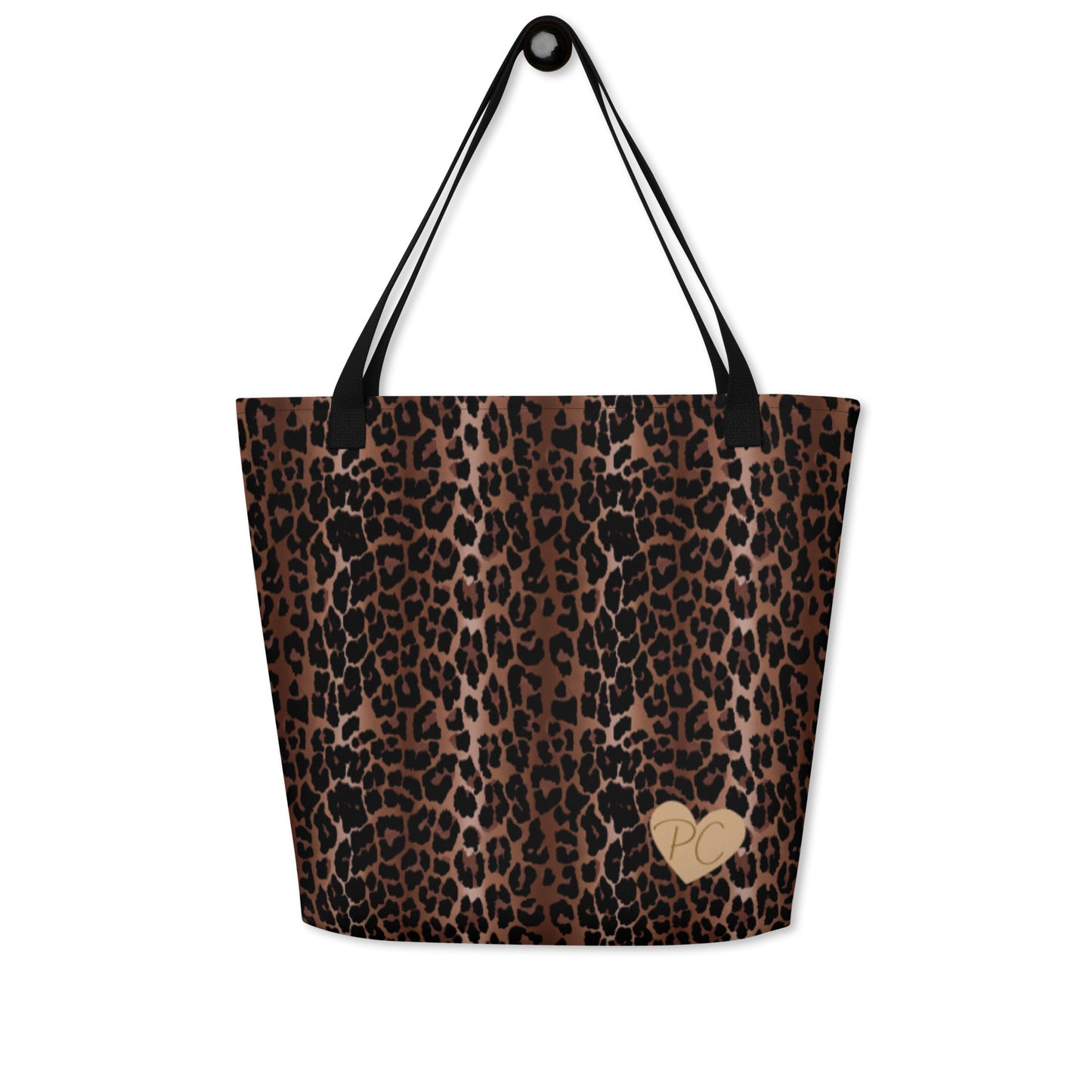 Bethany Large Shopper Tote Bag in OG Leopard Print | Pinup Couture Relaxed