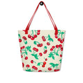 Bethany Large Shopper Tote Bag in Antique Ivory Cherry Girl