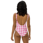 Rory Everything Nice Pink Gingham One-Piece Swimsuit