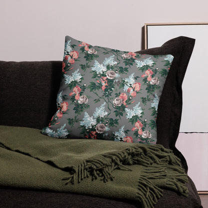 Premium Pillow J'Adore Bella Roses Print  | 3 Sizes | Pinup Couture Home