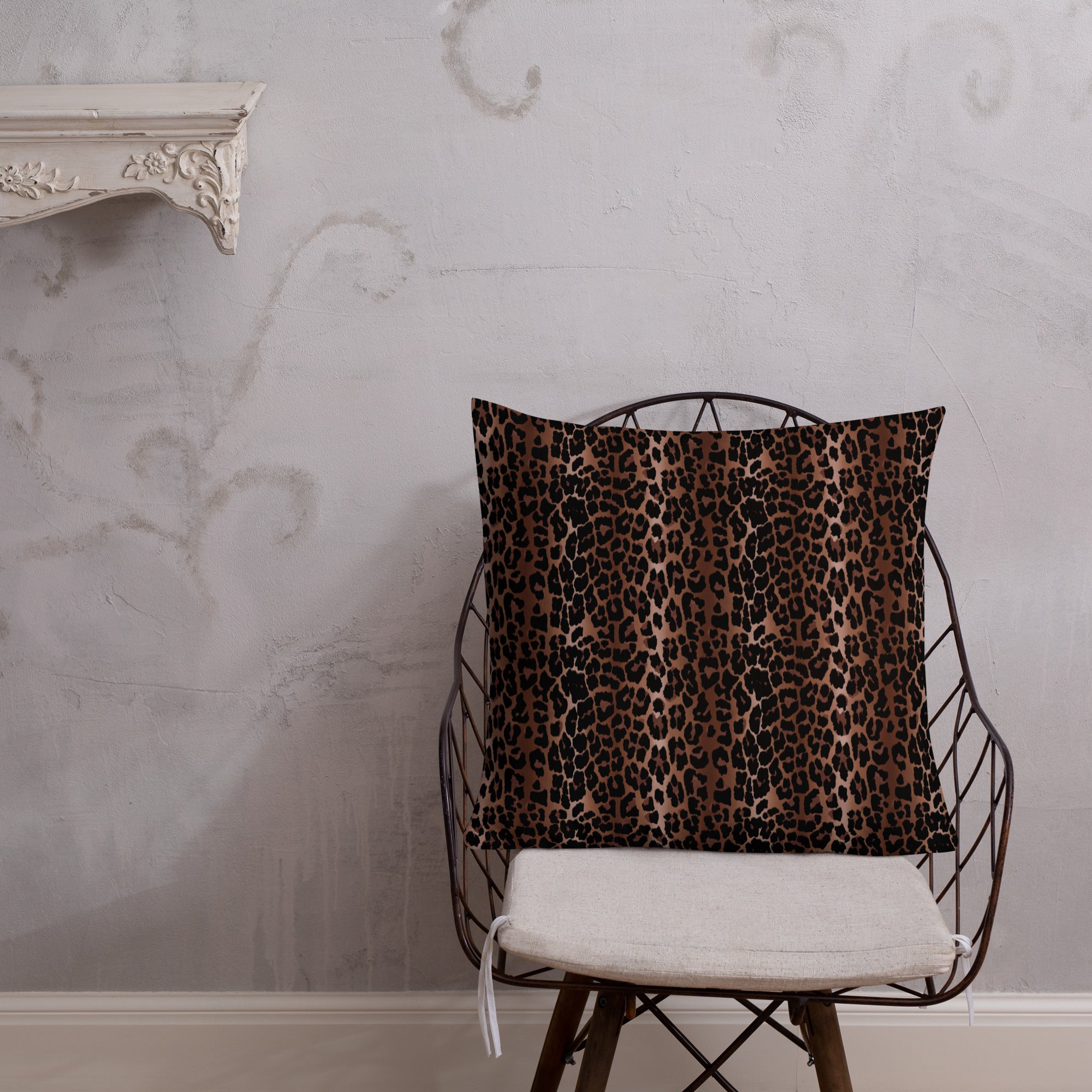 OG Leopard Print Premium Decorative Throw Pillow | 3 Sizes