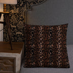 OG Leopard Print Premium Decorative Throw Pillow | 3 Sizes