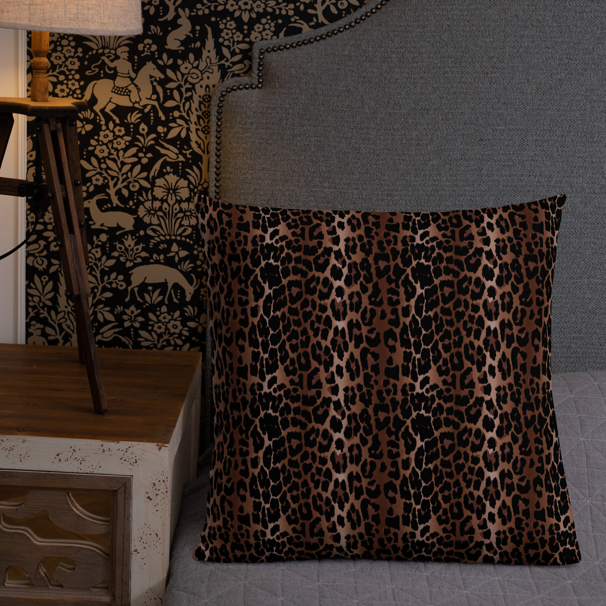 OG Leopard Print Premium Decorative Throw Pillow | 3 Sizes