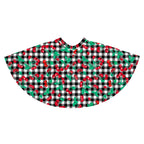 Frenchie Beach Coverup Swim Skater Skirt in Black Gingham Cherry Girl