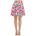 Frenchie Beach Coverup Swim Skater Skirt in Pink Gingham Cherry Girl