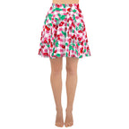 Frenchie Beach Coverup Swim Skater Skirt in Pink Gingham Cherry Girl