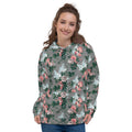 J'Adore Grey Bella Roses Unisex Pullover Hoodie
