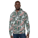 J'Adore Grey Bella Roses Unisex Pullover Hoodie