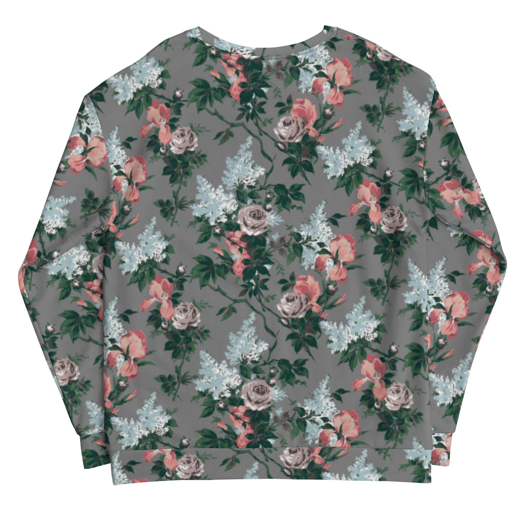 J'Adore Bella Roses Long-Sleeved Crewneck Sweatshirt