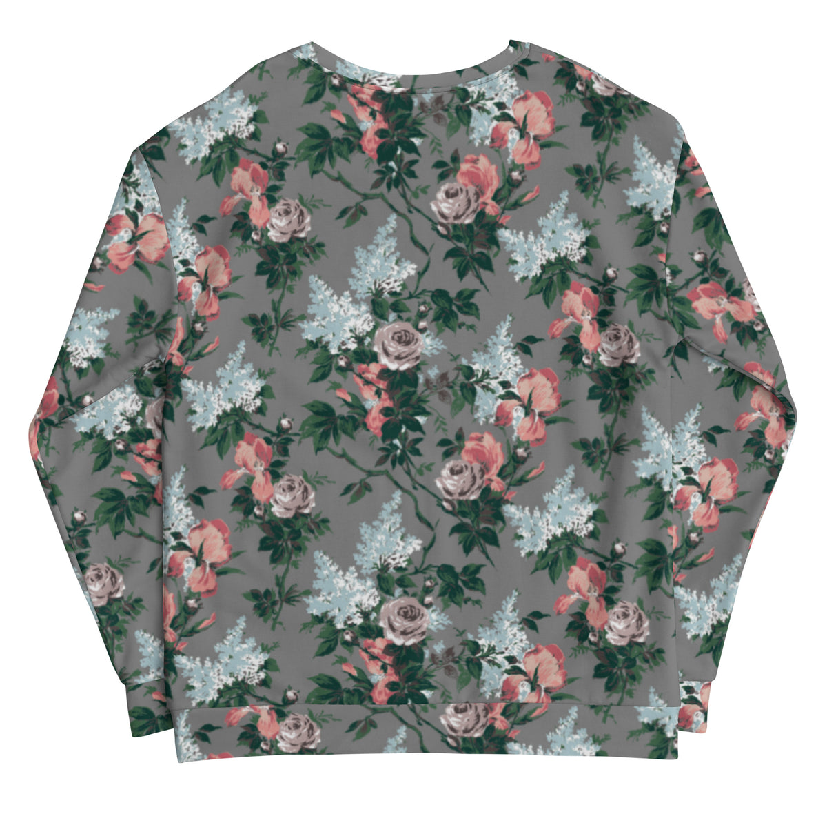 J'Adore Bella Roses Long-Sleeved Crewneck Sweatshirt