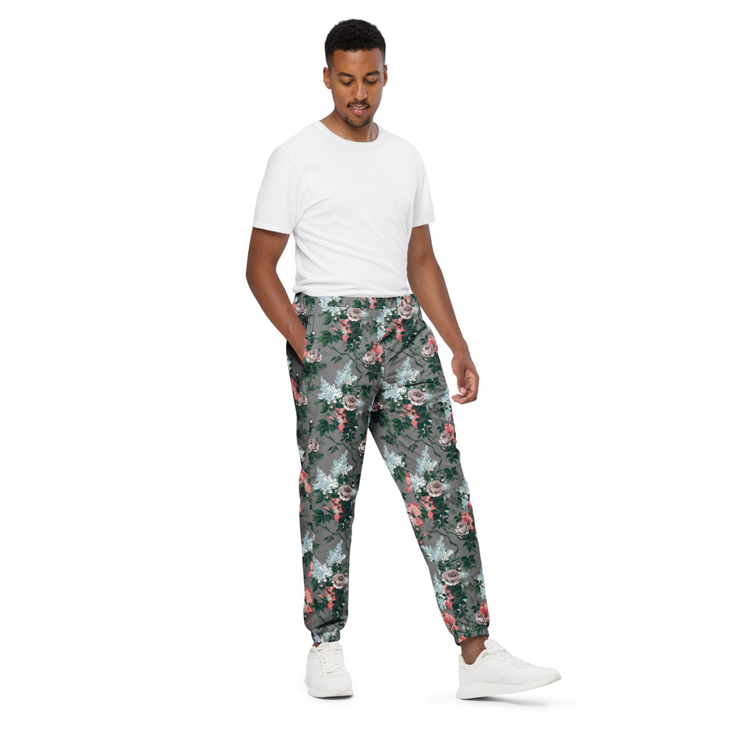 J'Adore Grey Bella Roses Joggers