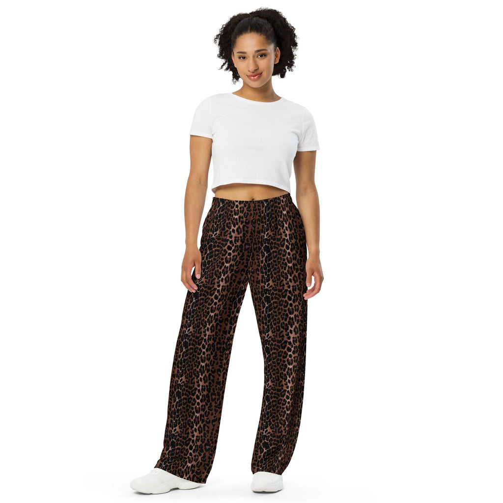 Hattie OG Leopard Wide-Leg Lounge Pants