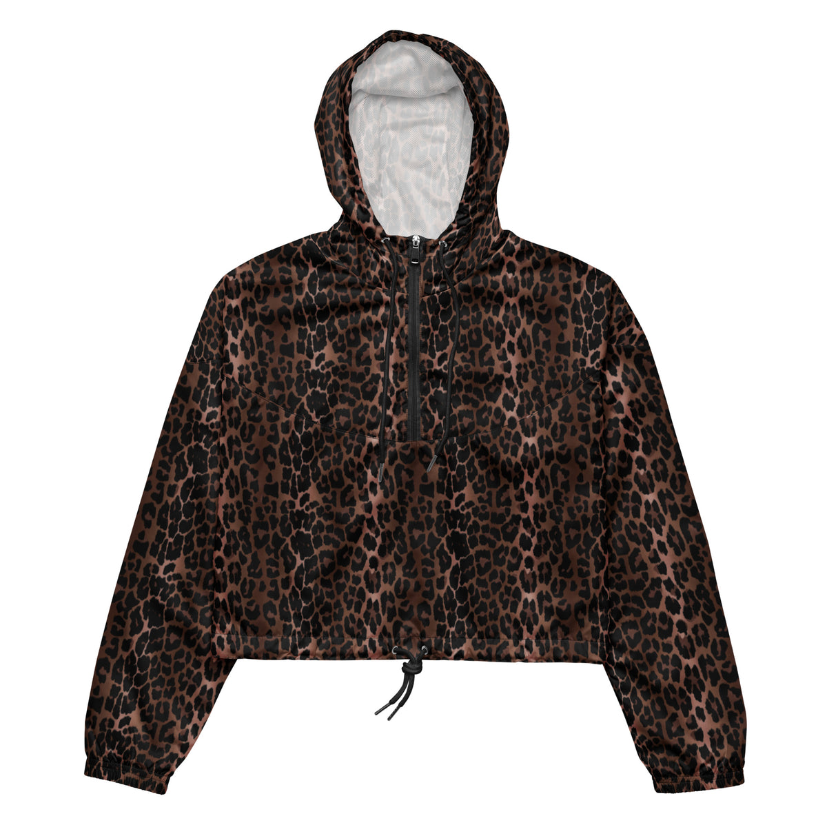 OG Leopard Women’s Cropped Windbreaker Jacket