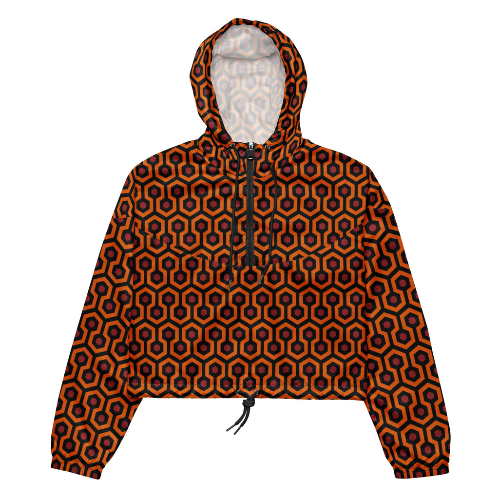 Hotel Hexagon Women’s Cropped Windbreaker Jacket