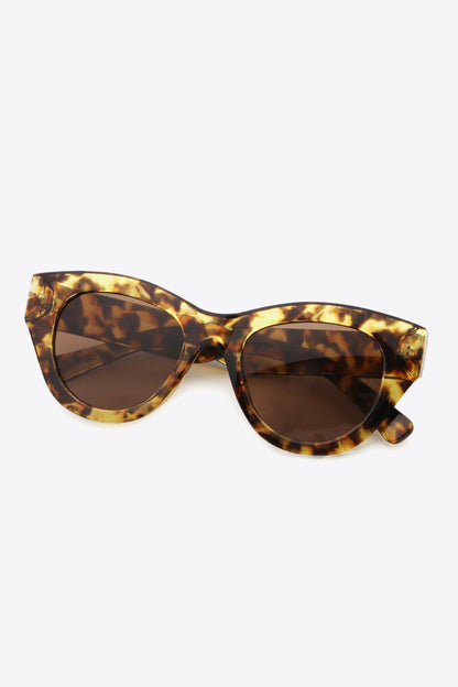 Tortie Twist Polycarbonate Wayfarer Sunglasses