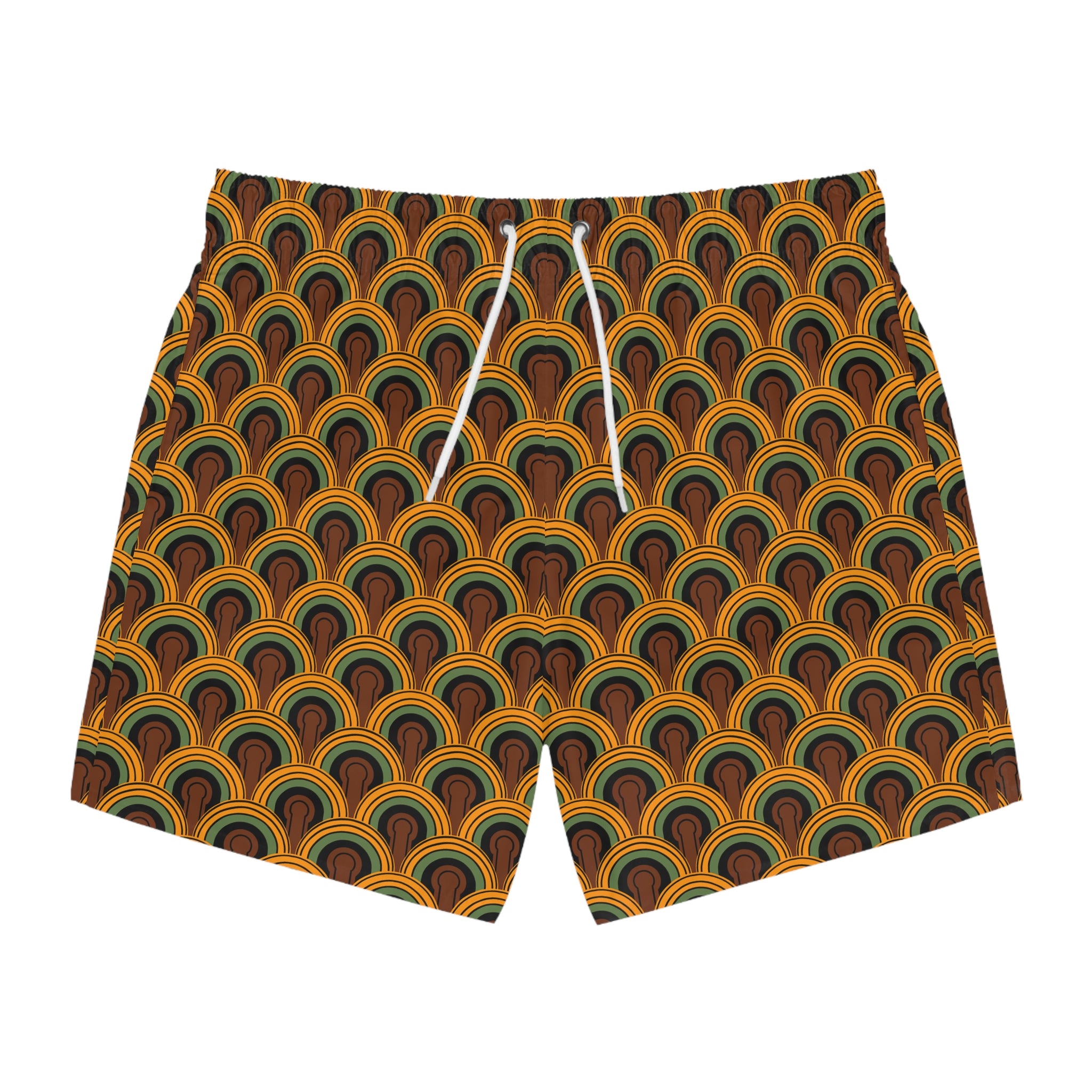1970's Vintage Room 237 Print Men's Swim Trunks