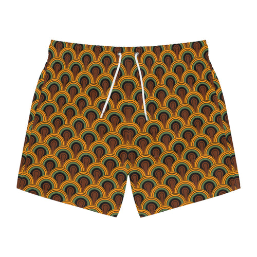 1970's Vintage Room 237 Print Men's Swim Trunks