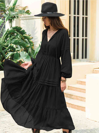 Dreams 70s Witchy Peasant Tiered Maxi Dress | 7 Colors