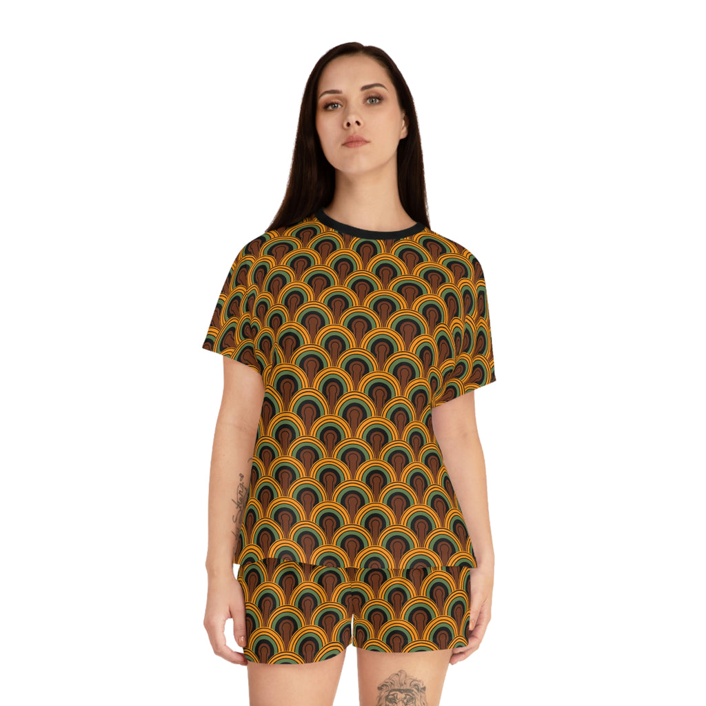 TGIF Sleepover PJs in Room 237 Tee & Pajama Shorts-Set
