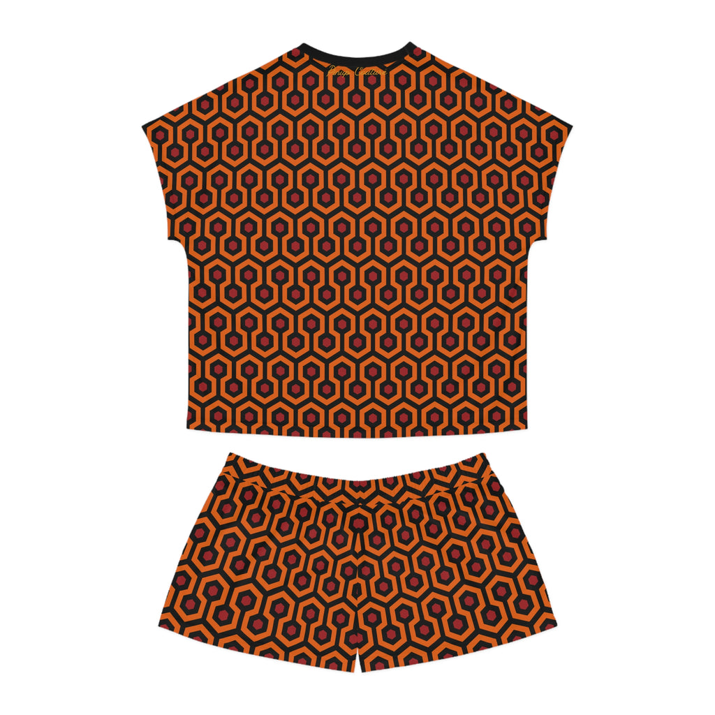 TGIF Sleepover PJs in Hotel Hexagon Tee & Pajama Shorts-Set
