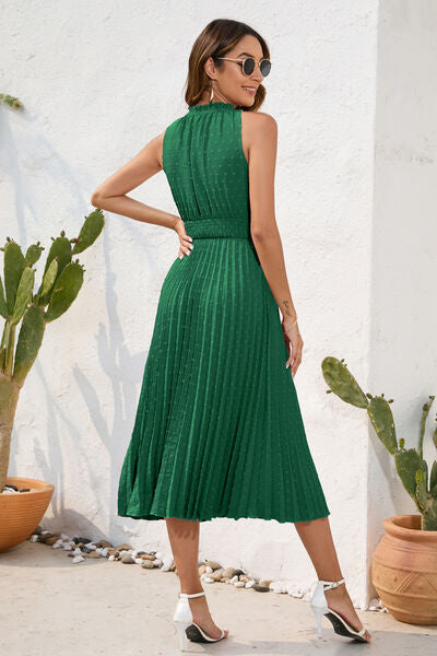 Apulia Tie Neck Sleeveless Dress | 7 Colors