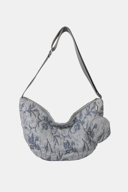 Toile and Trouble Tapestry Hobo Hammock Bag Shoulder Purse