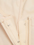 Jess Full Size Zip Up Lace Detail Long Sleeve Shapewear | 2 Colors