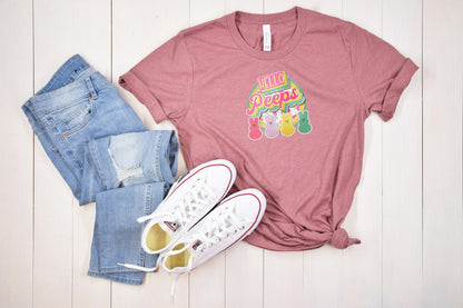 Hello Peeps Easter Women's Graphic Tee