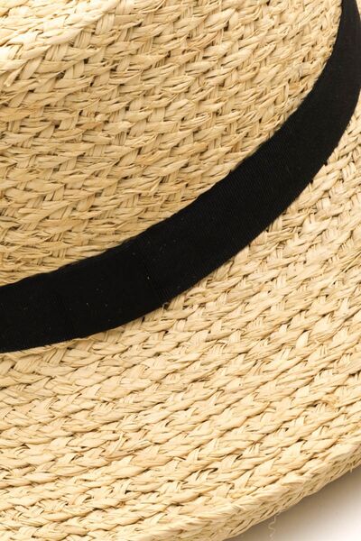 Francesca Fame Wide Brim Straw Weave Hat