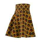 Louisa Room 237 Print Skater Skirt Swim Coverup