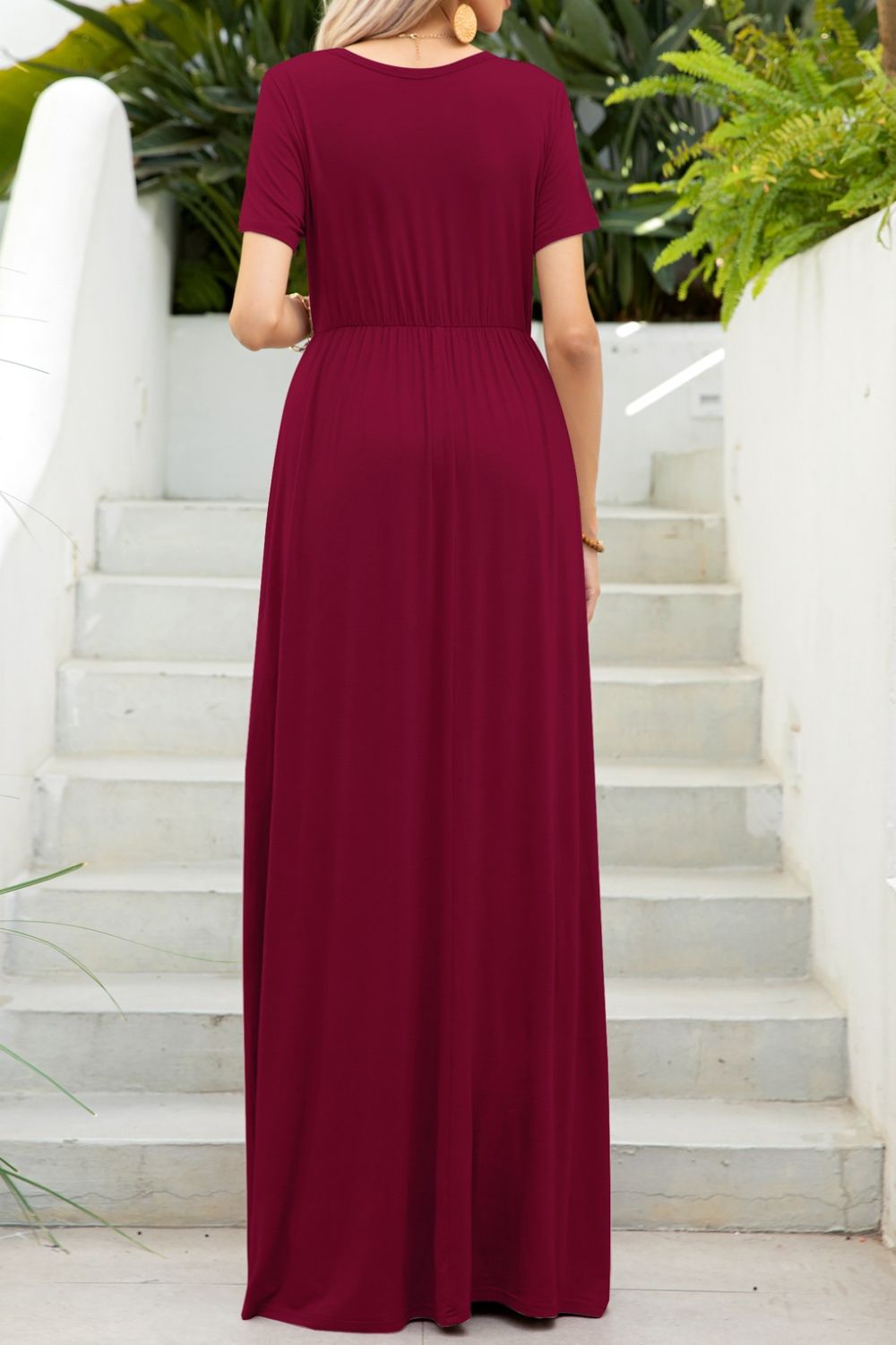 maroon maxi dress casual Rush Dress | Joanie Maxi Dress