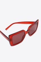 70's Von Hollywood Square Frame Sunglasses in Cherry