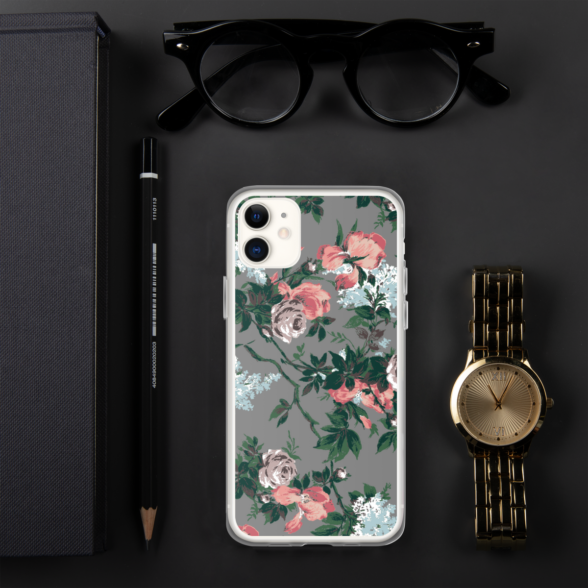 J'adore Paris Vintage Bella Roses Print iPhone Case
