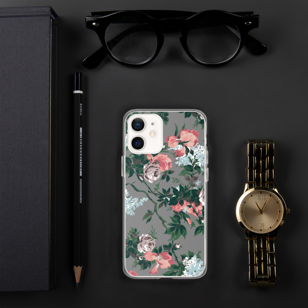 J'adore Paris Vintage Bella Roses Print iPhone Case