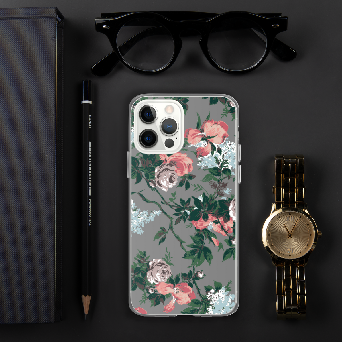 J'adore Paris Vintage Bella Roses Print iPhone Case