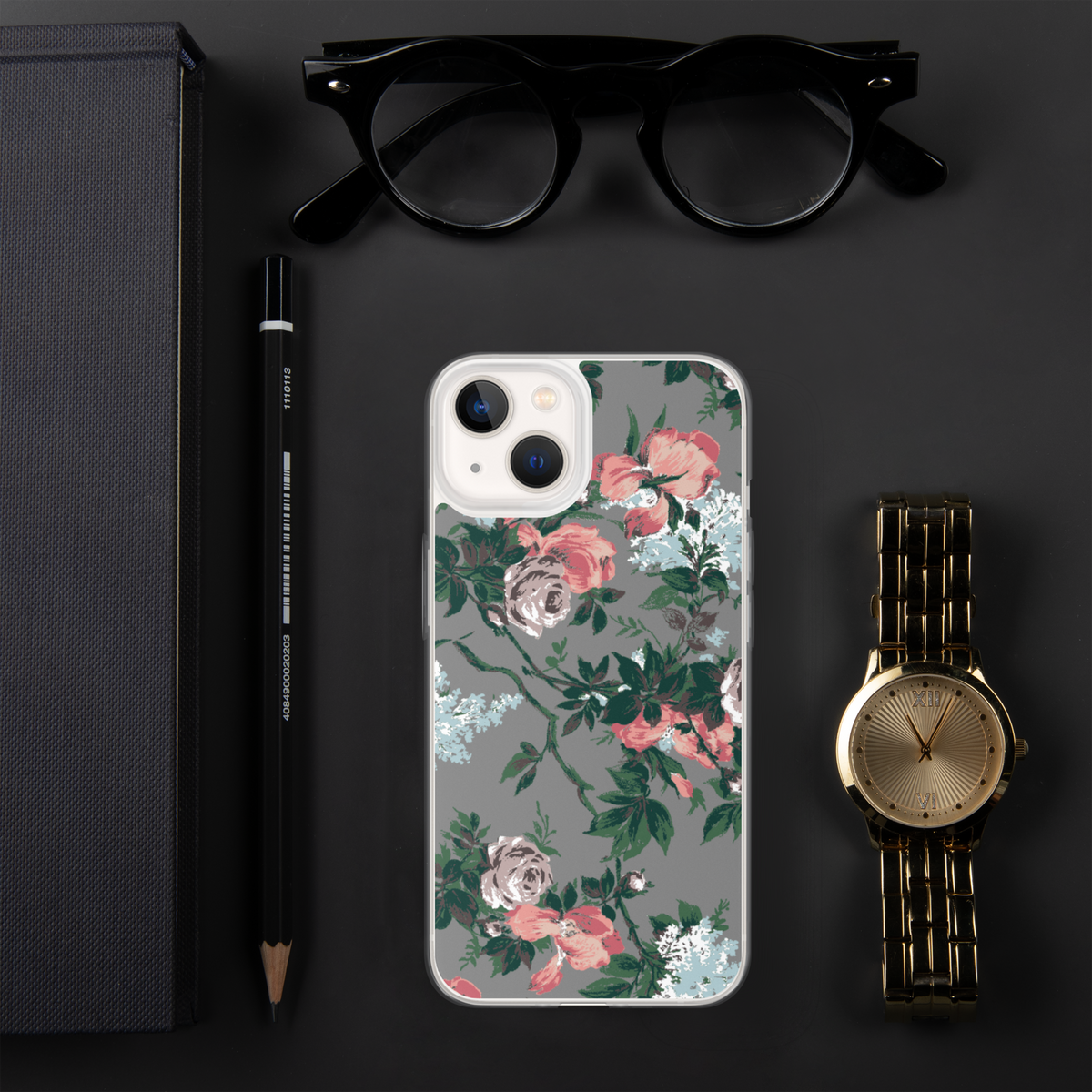 J'adore Paris Vintage Bella Roses Print iPhone Case