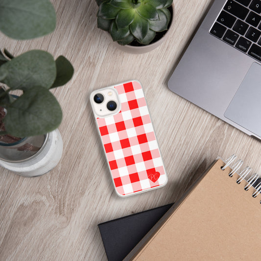 Sunday Afternoon Ruby Red Gingham iPhone Case | Pinup Couture