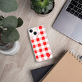 Sunday Afternoon Ruby Red Gingham iPhone Case