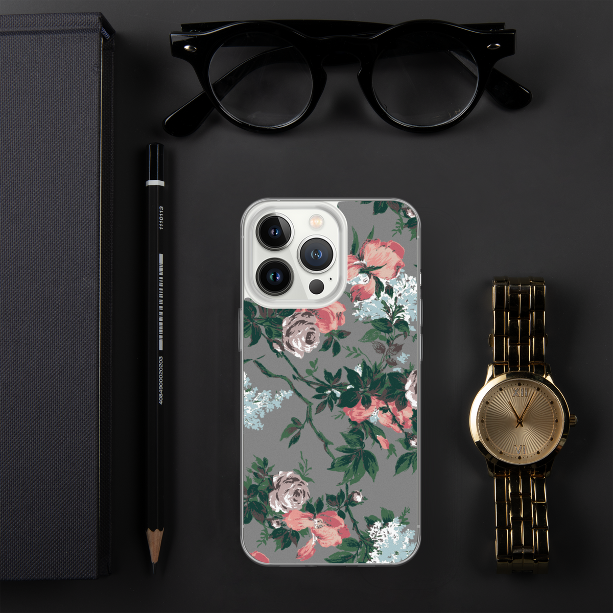 J'adore Paris Vintage Bella Roses Print iPhone Case