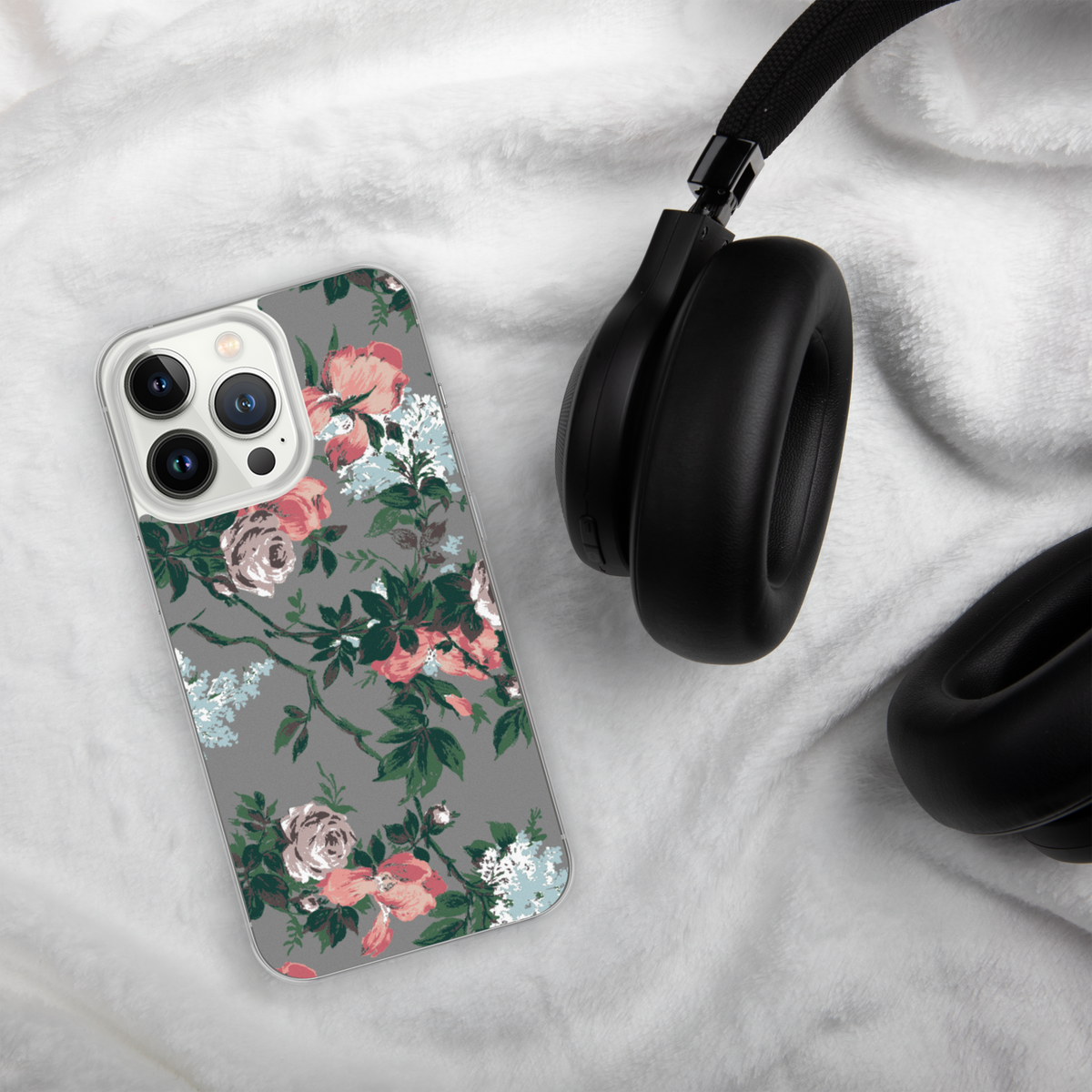 J'adore Paris Vintage Bella Roses Print iPhone Case