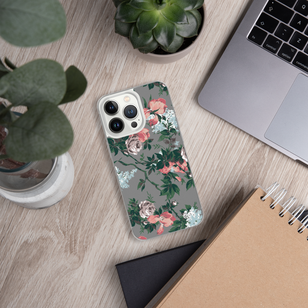 J'adore Paris Vintage Bella Roses Print iPhone Case