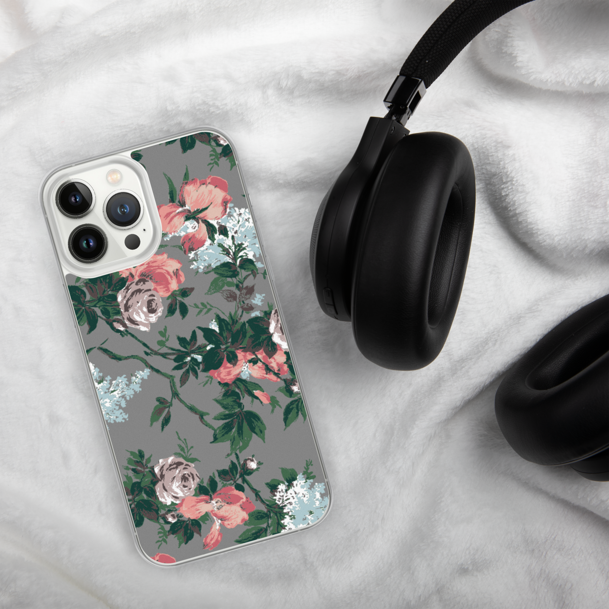 J'adore Paris Vintage Bella Roses Print iPhone Case