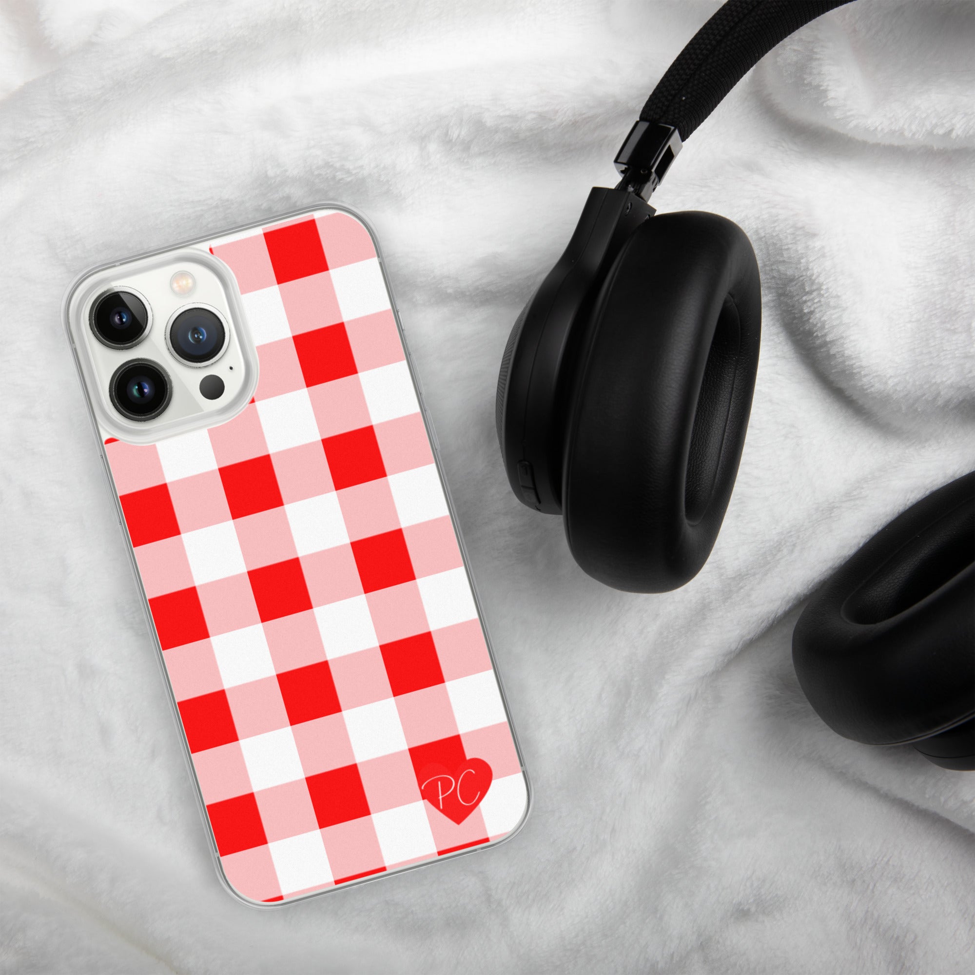 Sunday Afternoon Ruby Red Gingham iPhone Case