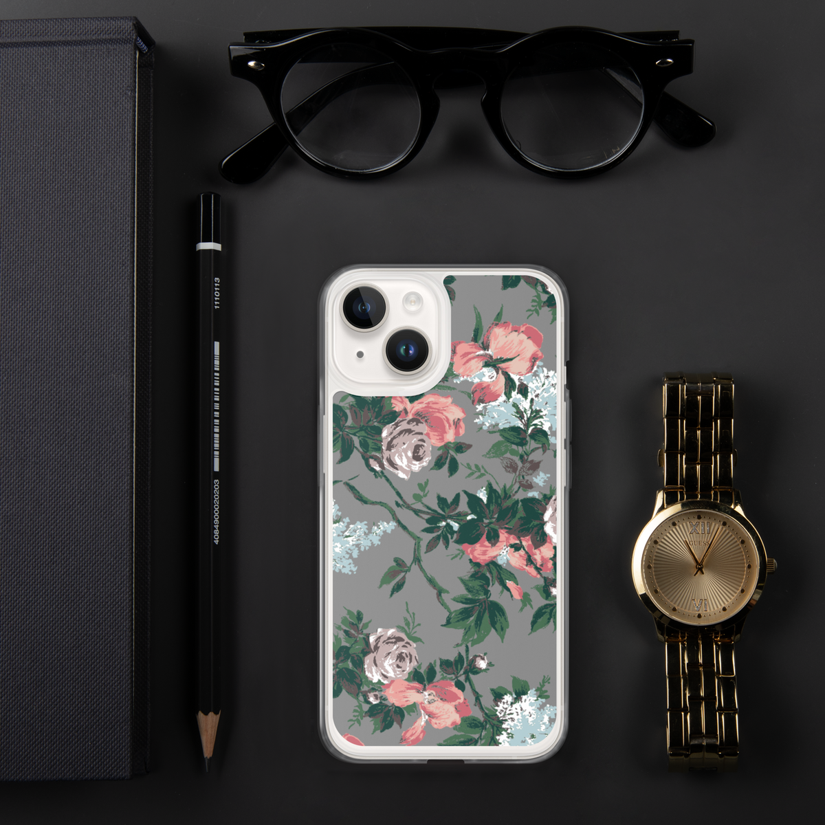 J'adore Paris Vintage Bella Roses Print iPhone Case