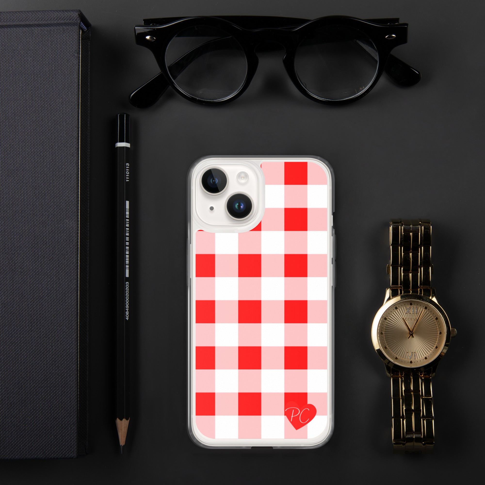 Sunday Afternoon Ruby Red Gingham iPhone Case