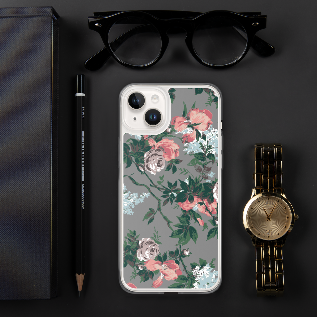 J'adore Paris Vintage Bella Roses Print iPhone Case