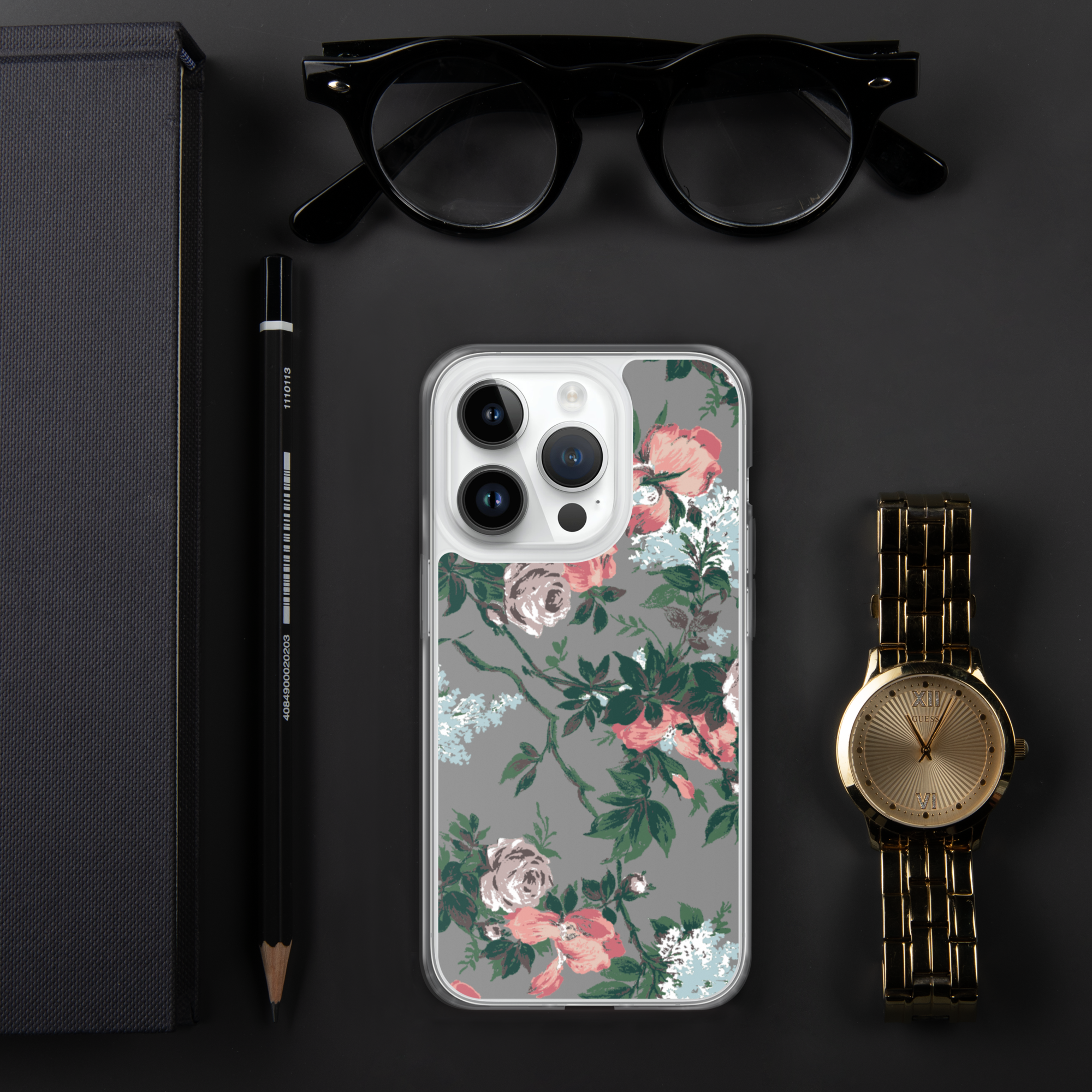 J'adore Paris Vintage Bella Roses Print iPhone Case