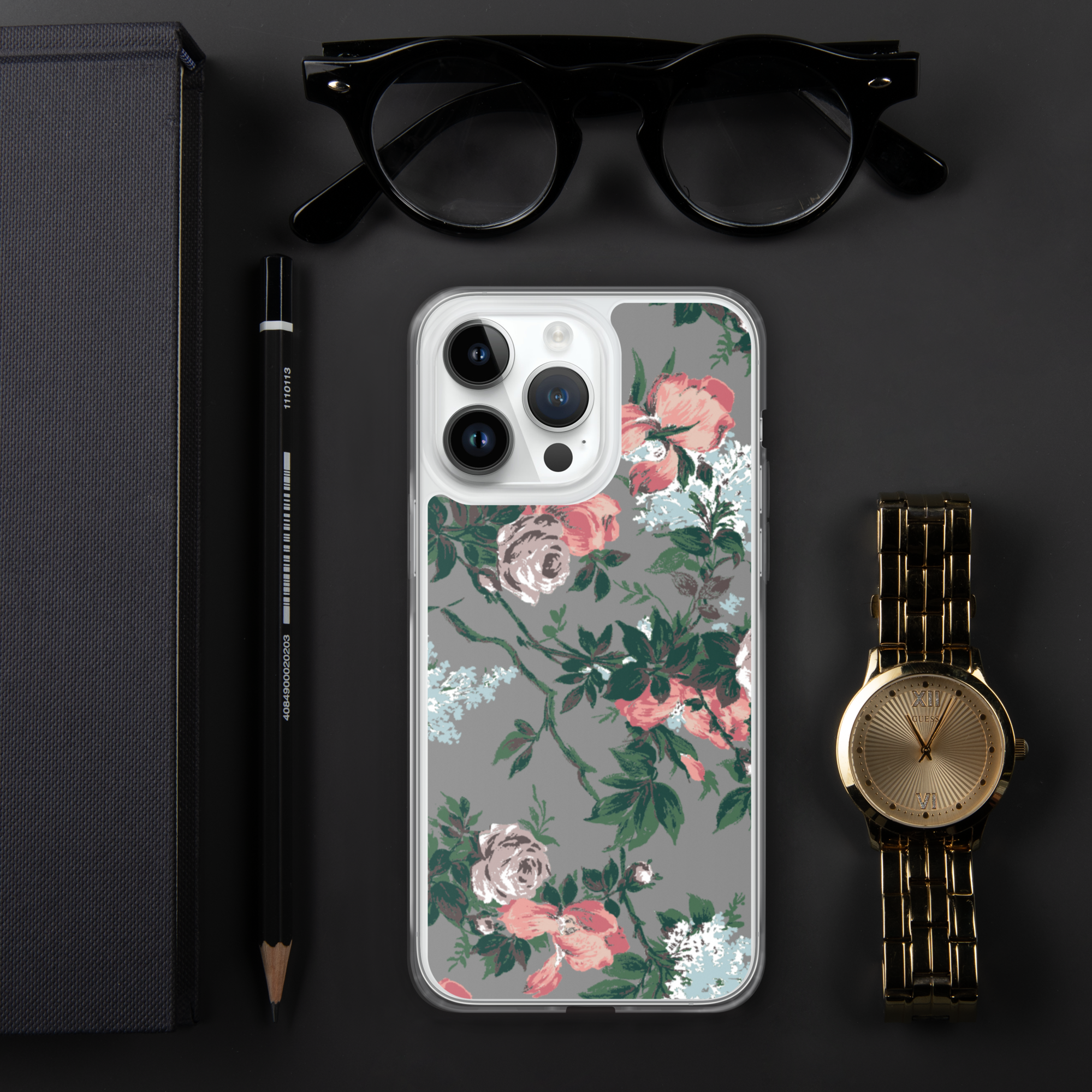 J'adore Paris Vintage Bella Roses Print iPhone Case