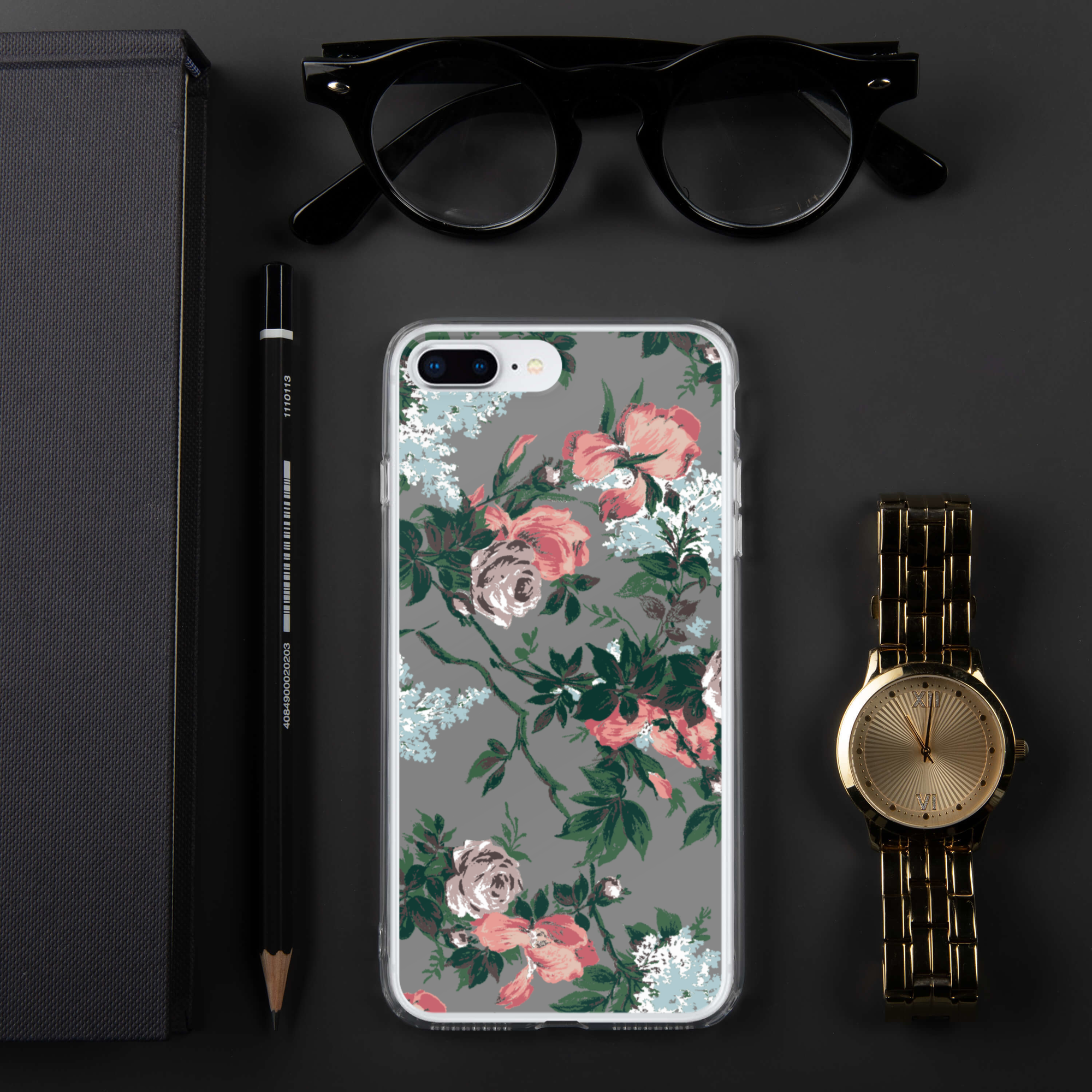 J'adore Paris Vintage Bella Roses Print iPhone Case