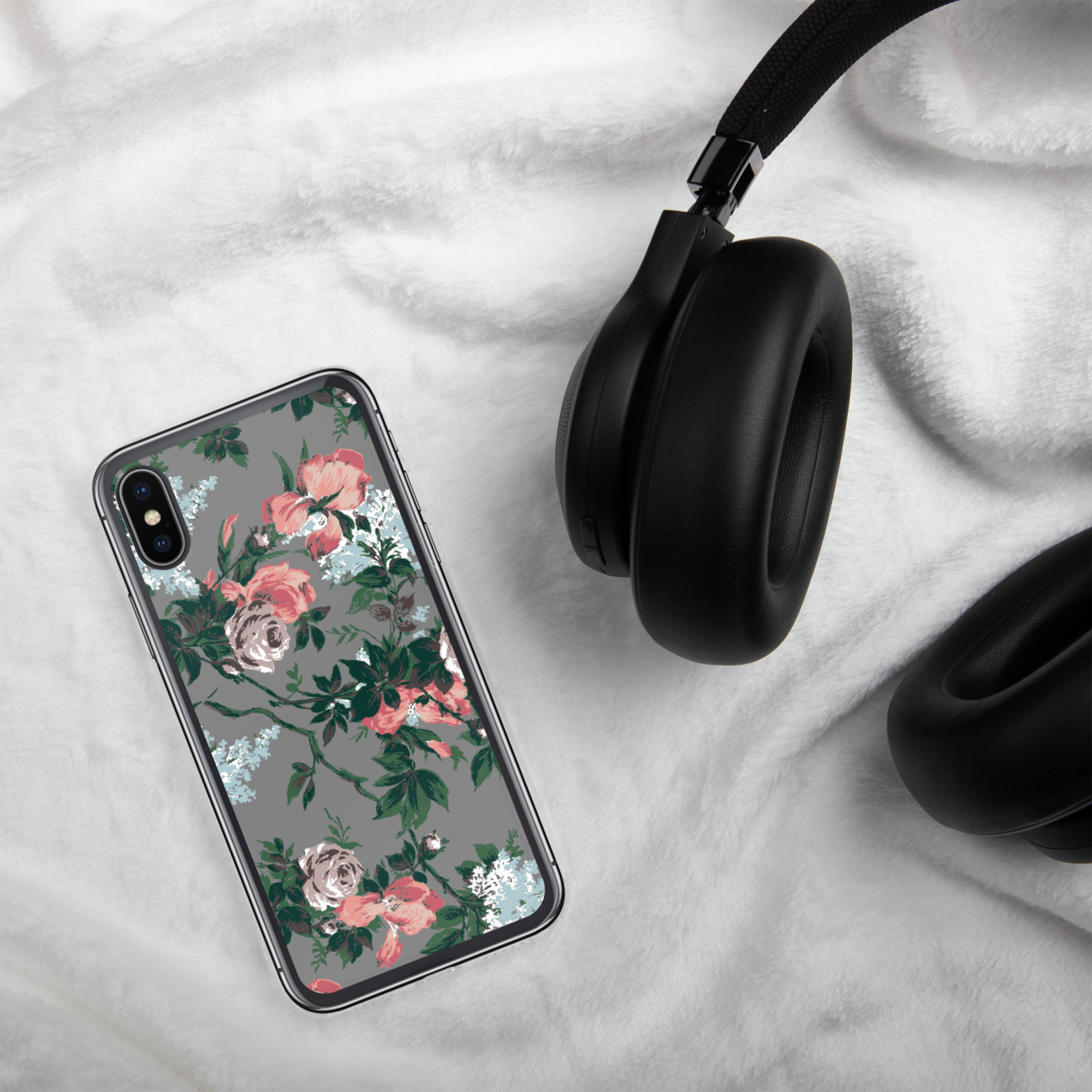 J'adore Paris Vintage Bella Roses Print iPhone Case